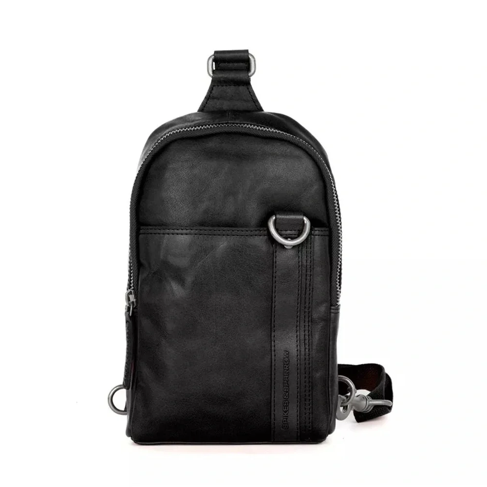 SPIKES & SPARROW Genuine Leather Sling Bag